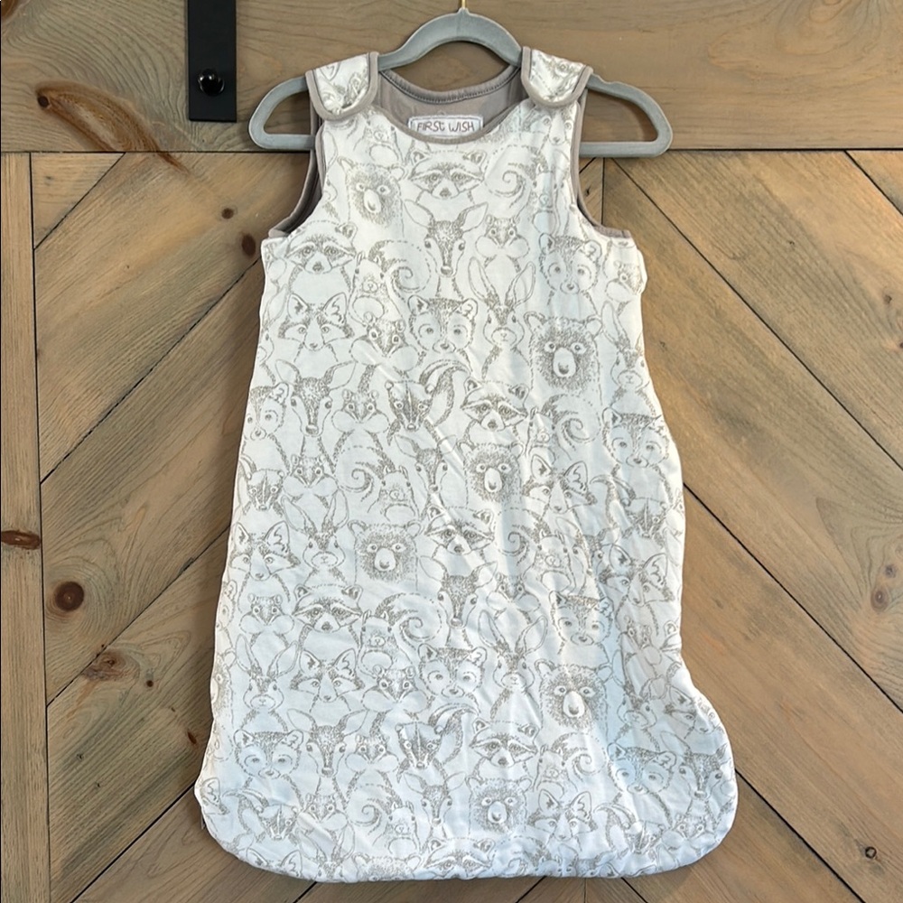 Sleep sack 6-18 month. Forest Animal Print